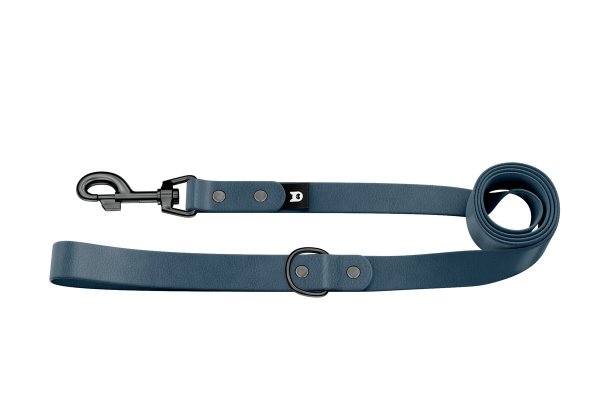 Dog Leash Basic: Petrol with Black components