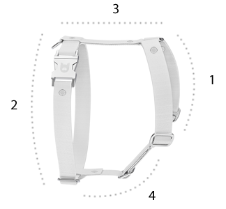 Size of dog harness