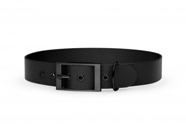 Dog Collar Adventure: Black with Black