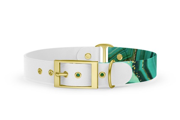 Dog collar Duo Collection Jade