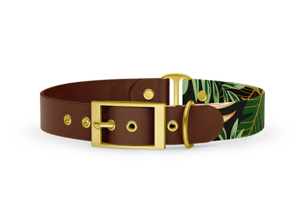 Dog collar Duo Collection Jungle