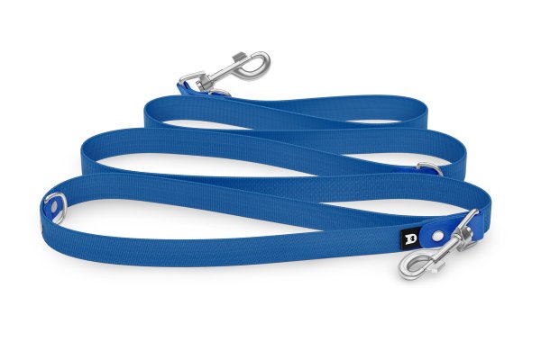 Dog Leash Reduce: Blue & Blue with Silver components